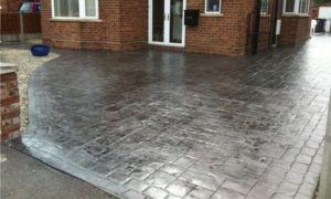 pattern imprinted concrete driveways in altrincham