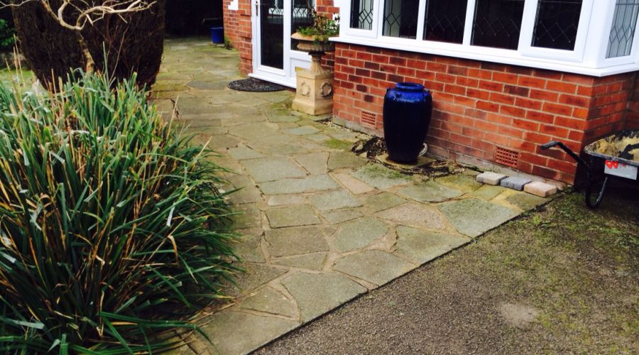 indian stone used for patio in altrincham